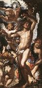 Giulio Cesare Procaccini St Sebastian Tended by Angels oil on canvas